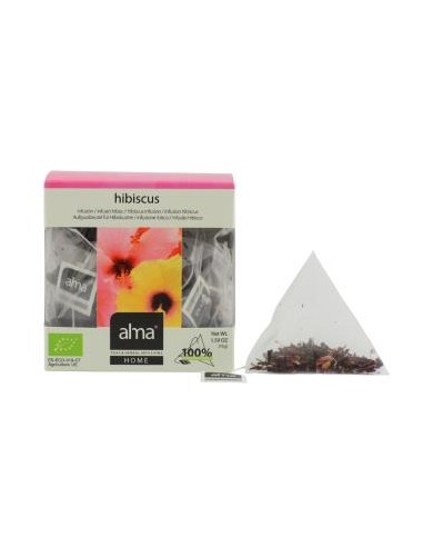 HIBISCUS infusion 15piramides. ECO VEGAN ALMA HOME