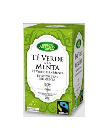 TE VERDE A LA MENTA infusion 20bolsitas. BIO ARTEMIS BIO