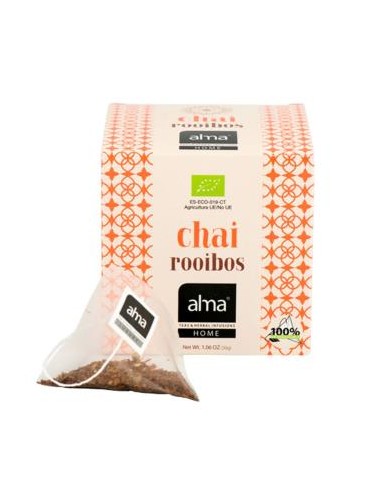 ROOIBOS CHAI infusion 15piramides. ECO VEGAN ALMA HOME