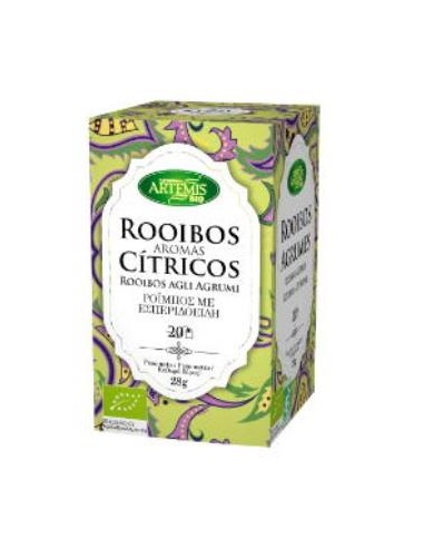 TE ROOIBOS CITRICOS sin teina infusion 20bolsitas. ARTEMIS BIO