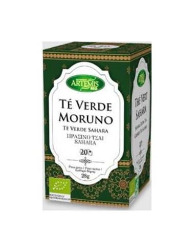 TE VERDE MORUNO SAHARA infusion 20bolsitas. BIO ARTEMIS BIO