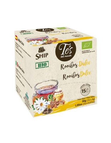 TE ROOIBOS DULCE infusion 15piramides SHIP