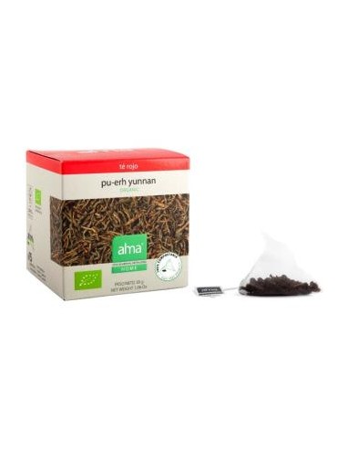 TE ROJO PU-ERH YUNNAN infusion 15piramide ECO VEGA ALMA HOME