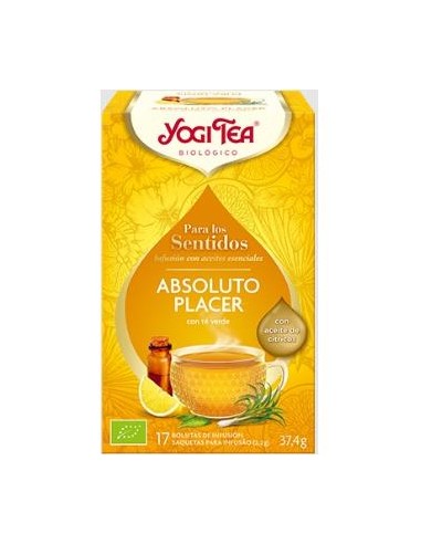 YOGI TEA ABSOLUTO PLACER para los sentidos 17inf