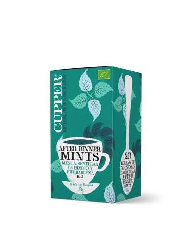 AFTER DINNER MINT infusion 20bolsitas. BIO CUPPER