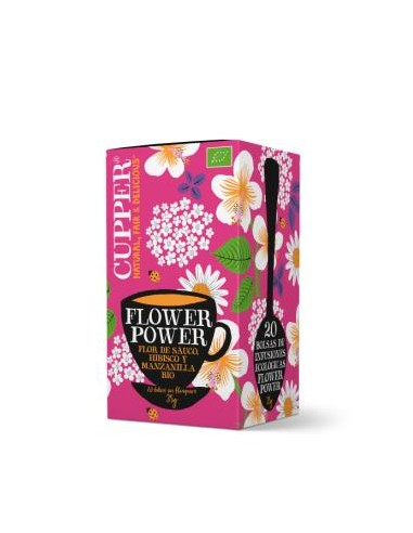 FLOWER POWER infusion 20bolsitas. BIO CUPPER