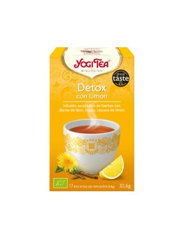 YOGI TEA DETOX CON LIMON 17infusiones