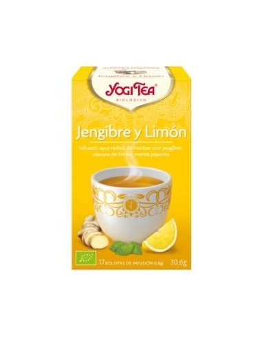 YOGI TEA JENGIBRE y LIMON 17infusiones