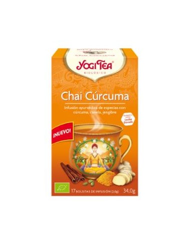 YOGI TEA CHAI CURCUMA 17infusiones