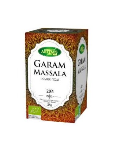 GARAM MASSALA sin teina infusion 20bolsitas BIO ARTEMIS BIO