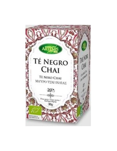 TE NEGRO CHAI infusion 20bolsitas. BIO ARTEMIS BIO