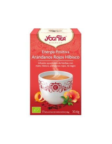 YOGI TEA ENERGIA POSITIVA arandano hibisco 17inf.