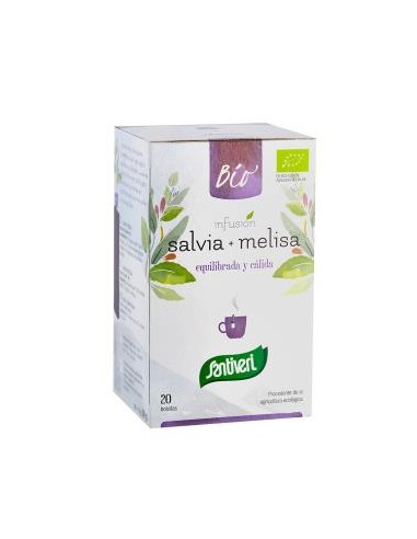 SANAFLOR SALVIA+MELISA infusion 20ud. BIO SANTIVERI