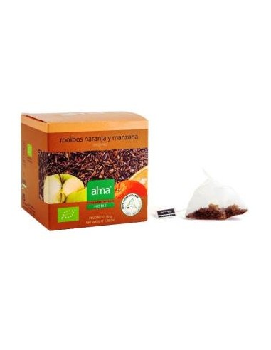 ROOIBOS NARANJA Y MANZANA inf 15piramide ECO VEGAN ALMA HOME