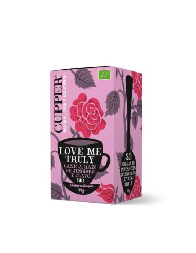 LOVE ME TRULY CHAI infusion 20bolsitas. BIO CUPPER