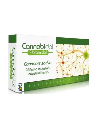 CANNABIDOL FIBROMIDOL (sin CBD) 40cap. TEGOR