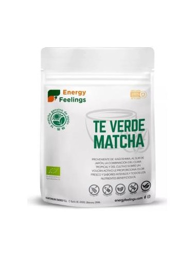 TE VERDE MATCHA polvo 100gr. ECO VEGAN SG ENERGY FEELINGS