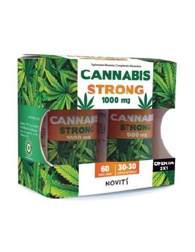 CANNABIS STRONG 1000mg. 30+30cap. DIETMED