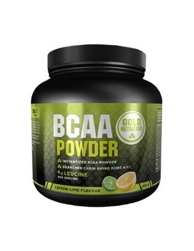 BCAA POWDER limon 300gr. GOLD NUTRITION