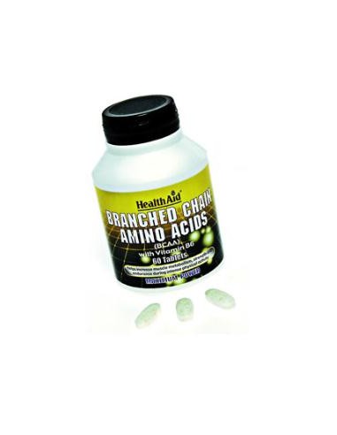 BCAA BRANCHED CHAIN AMINO ACIDS 60comp. HEALTH AID