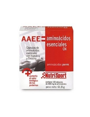 AMINOACIDOS ESENC. 500mg. 100caps. NUTRISPORT