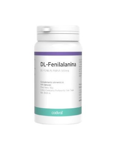 DL-FENILALANINA (phenylalanine) 500mg.100cap. CODIVAL