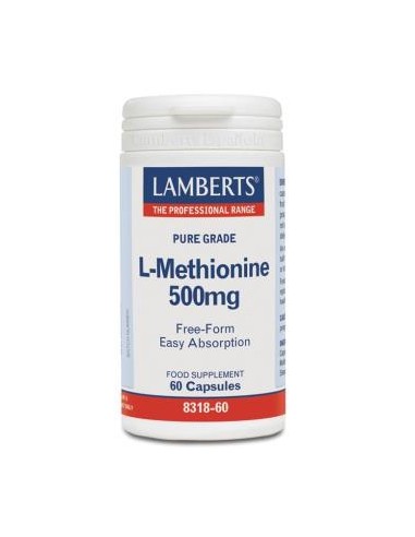 L-METIONINA 500 mg. 60 cap. LAMBERTS