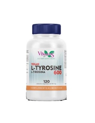 L TIROSINA 600 120vcaps. VEGAN VBYOTICS