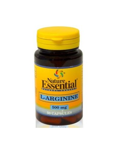 L-ARGININA 500mg. 50cap. NATURE ESSENTIAL