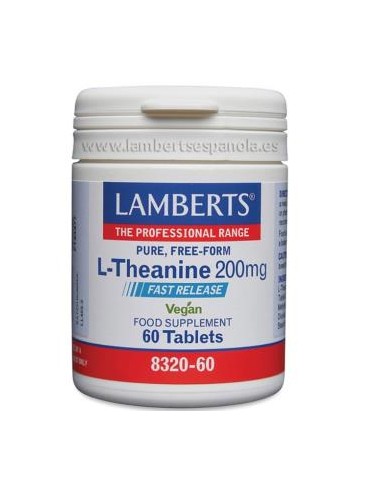 L-TEANINA 200mg. 60comp. LAMBERTS