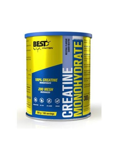 CREATINA MONOHYDRATE neutro 300gr. BEST PROTEIN