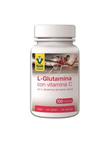 L-GLUTAMINA con vitamina C 100cap. SG VEGAN RAAB VITALFOOD