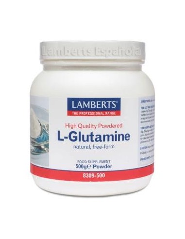 L-GLUTAMINA polvo 500gr LAMBERTS