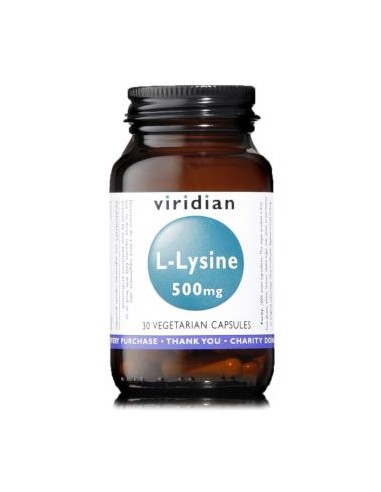 L-LISINA 500mg. 30cap. VIRIDIAN