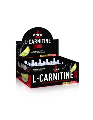 L-CARNITINE limon 3000mg 20viales FIRE NUTRITION