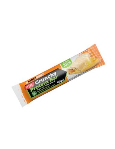 CRUNCHY PROTEIN BAR Lemon Tarte barritas 24uds. NAMED SPORT