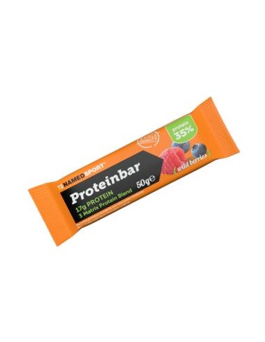 PROTEIN BAR Wild Berries barritas 12uds. NAMED SPORT