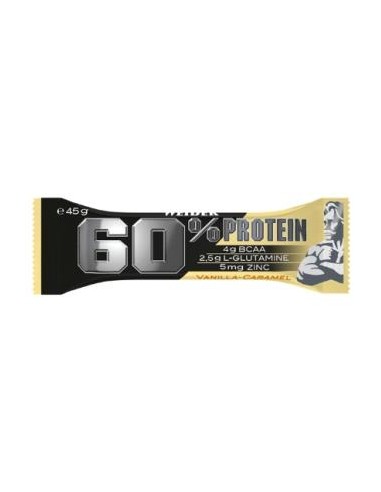 WEIDER PROTEIN 60% barritas vainilla-caramelo 24ud