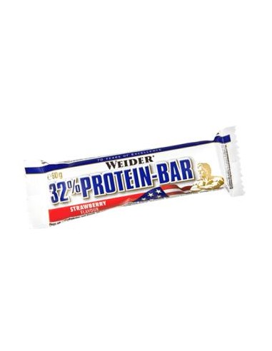 WEIDER PROTEIN 32% barritas fresa 24ud.