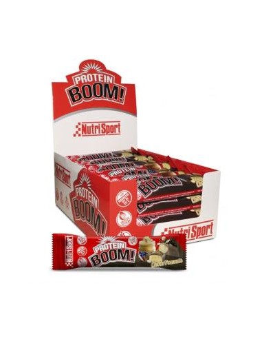 PROTEIN BOOM barritas chocopeanuts 24ud. NUTRISPORT