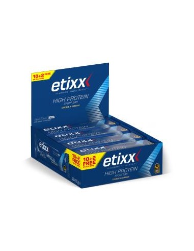 ETIXX HIGH PROTEIN PROTEIN BAR cookie&cream 12x55g