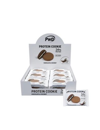 PROTEIN COOKIE 34% protein choco-coconut 18uds. PWD