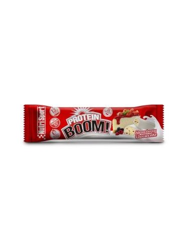 PROTEIN BOOM barritas fresa-cheescake 24ud. NUTRISPORT