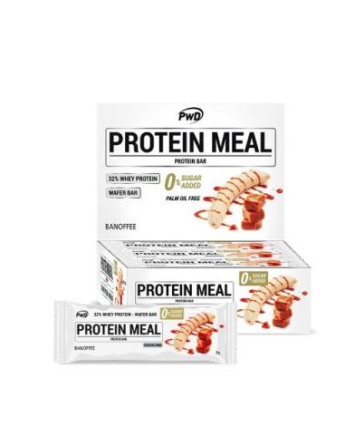 PROTEIN MEAL barritas banofee 12uds. PWD