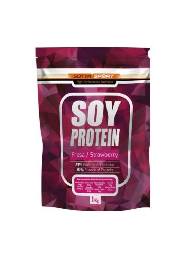 PROTEINAS soja fresa 1kg. SOTYA