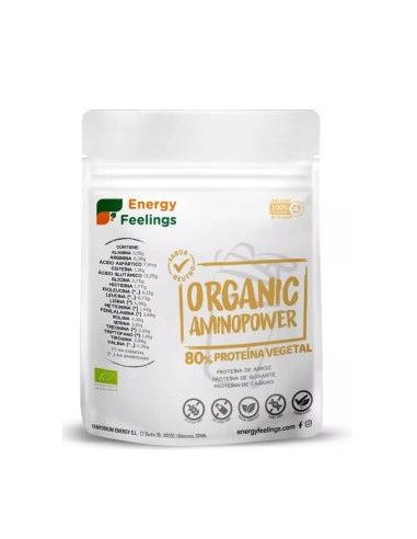 ORGANIC AMINOPOWER 80% neutro 200gr. ECO VEGAN SG ENERGY FEELINGS