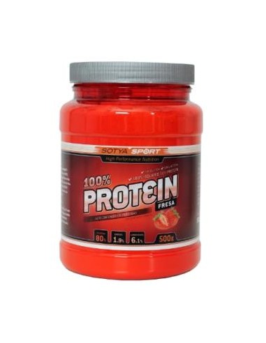 PROTEINAS soja fresa 500gr. SOTYA