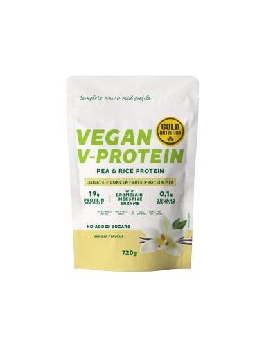 V-PROTEIN vainilla 720gr. GOLD NUTRITION