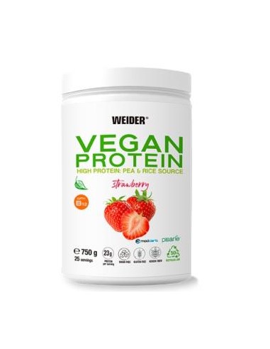 WEIDER VEGAN PROTEIN fresa 750gr.