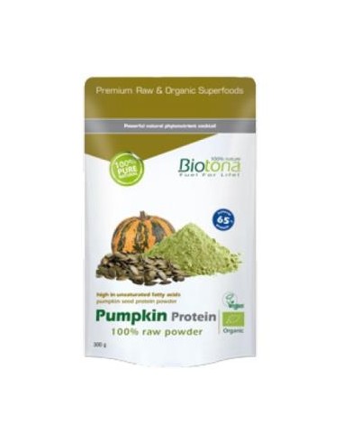 PUMPKIN PROTEIN RAW proteina de calabaza 300gr BIO BIOTONA